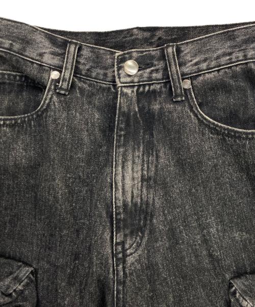 MAISON SPECIAL（メゾンスペシャル）MAISON SPECIAL (メゾンスペシャル) Low Waist Cargo Denim Pants ブラック サイズ:36の古着・服飾アイテム