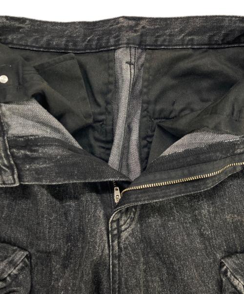 MAISON SPECIAL（メゾンスペシャル）MAISON SPECIAL (メゾンスペシャル) Low Waist Cargo Denim Pants ブラック サイズ:36の古着・服飾アイテム