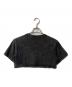 ALEXANDER WANG (アレキサンダー・ワン) ロゴクロップドTシャツ ブラック サイズ:XS：10000円