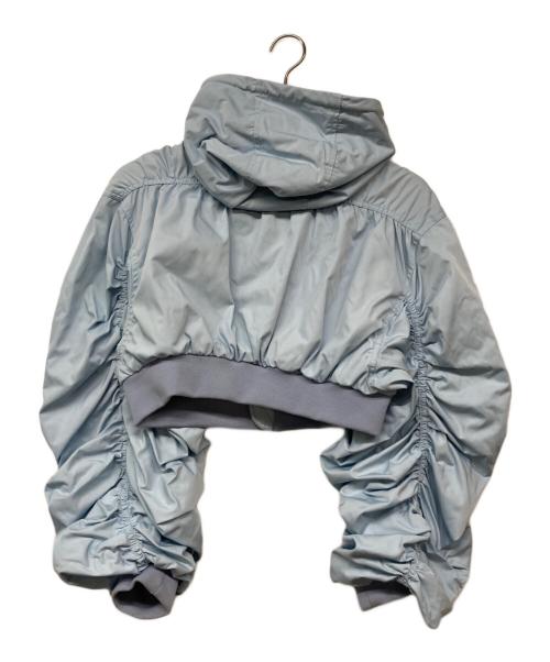 ANNA SUI（アナスイ）ANNA SUI (アナスイ) シャカ2 シャーリングショート MA-1 スカイブルー サイズ:Fの古着・服飾アイテム