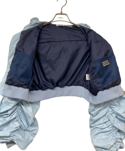 ANNA SUI（アナスイ）ANNA SUI (アナスイ) シャカ2 シャーリングショート MA-1 スカイブルー サイズ:Fの古着・服飾アイテム