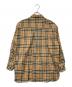 BURBERRY (バーバリー) ノバチェックプリントシャツ ブラウン サイズ:34：20000円