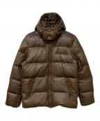 AVIREXアヴィレックス）の古着「ラムレザーダウンジャケット」｜ブラウン