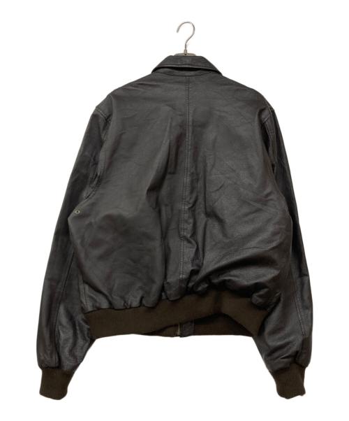 DEKALB（デカルブ）DEKALB (デカルブ) A-2タイプレザージャケット ブラウン サイズ:XLの古着・服飾アイテム