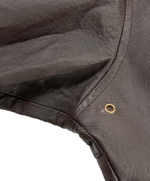 DEKALB（デカルブ）DEKALB (デカルブ) A-2タイプレザージャケット ブラウン サイズ:XLの古着・服飾アイテム