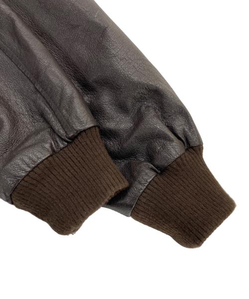DEKALB（デカルブ）DEKALB (デカルブ) A-2タイプレザージャケット ブラウン サイズ:XLの古着・服飾アイテム