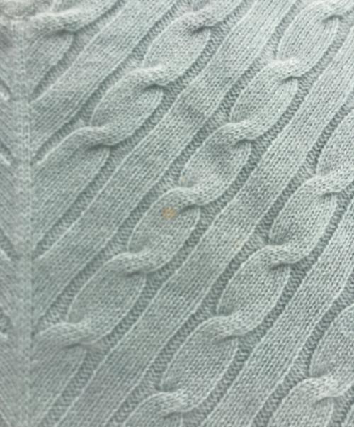 RALPH LAUREN（ラルフローレン）RALPH LAUREN (ラルフローレン) カシミヤニットキャミソール スカイブルー サイズ:Mの古着・服飾アイテム