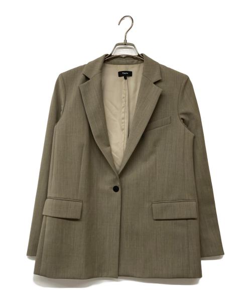 theory（セオリー）theory (セオリー) TRACEABLE WOOL OS SB JKT+PT ベージュ サイズ:JKT：2/PT：0の古着・服飾アイテム