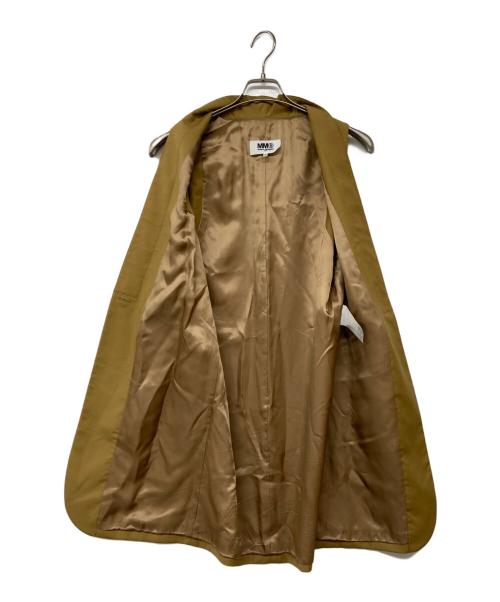 MM6 Maison Margiela（エムエムシックスメゾンマルジェラ）MM6 Maison Margiela (エムエムシックスメゾンマルジェラ) ロングジレ ブラウン サイズ:38の古着・服飾アイテム
