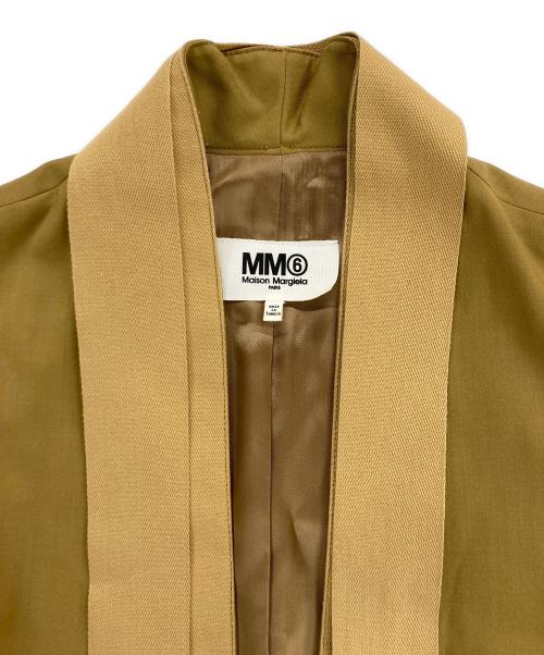 MM6 Maison Margiela（エムエムシックスメゾンマルジェラ）MM6 Maison Margiela (エムエムシックスメゾンマルジェラ) ロングジレ ブラウン サイズ:38の古着・服飾アイテム