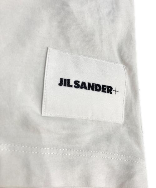 JIL SANDER（ジルサンダー）JIL SANDER (ジルサンダー) クルーネックロゴTee ホワイト サイズ:Mの古着・服飾アイテム