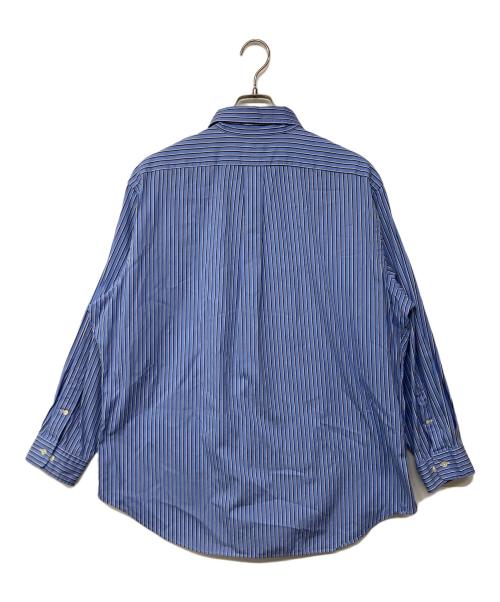 RALPH LAUREN（ラルフローレン）RALPH LAUREN (ラルフローレン) ストライプBDシャツ スカイブルー サイズ:17の古着・服飾アイテム