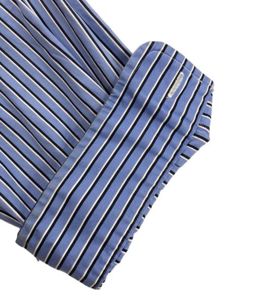 RALPH LAUREN（ラルフローレン）RALPH LAUREN (ラルフローレン) ストライプBDシャツ スカイブルー サイズ:17の古着・服飾アイテム