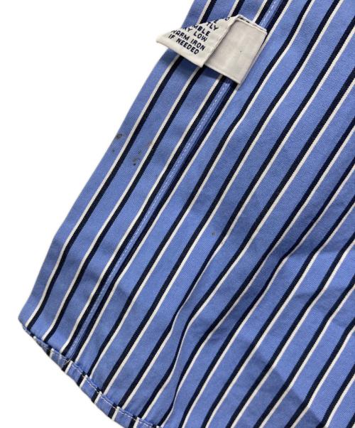 RALPH LAUREN（ラルフローレン）RALPH LAUREN (ラルフローレン) ストライプBDシャツ スカイブルー サイズ:17の古着・服飾アイテム
