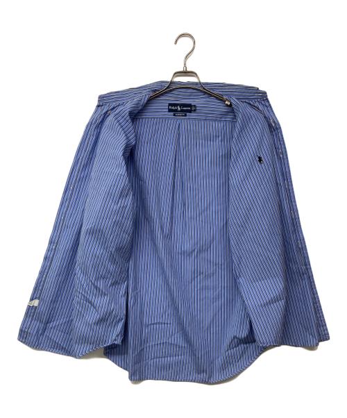 RALPH LAUREN（ラルフローレン）RALPH LAUREN (ラルフローレン) ストライプBDシャツ スカイブルー サイズ:17の古着・服飾アイテム