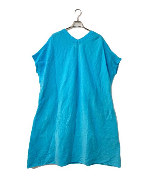 plantation（プランテーション）plantation (プランテーション) P COLOR YOORYUU / ワンピース ブルー サイズ:Mの古着・服飾アイテム