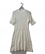 HaaTハート）の古着「KYO CHIJIMI BASIC/ワンピース」｜ホワイト