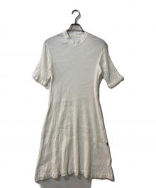 HaaT（ハート）の古着「KYO CHIJIMI BASIC/ワンピース」｜ホワイト