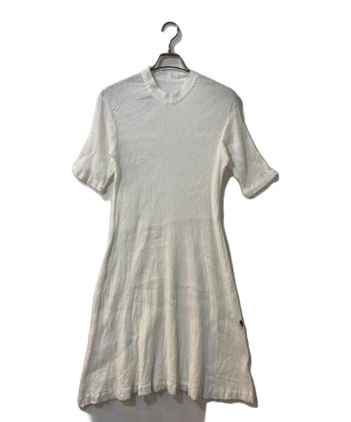 HaaT（ハート）HaaT (ハート) KYO CHIJIMI BASIC/ワンピース ホワイト サイズ:2の古着・服飾アイテム