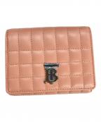 BURBERRYバーバリー）の古着「LOLA キルティング三つ折り財布」｜ピンク