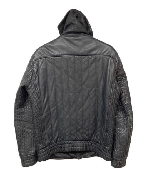 GIORGIO BRATO（ジョルジョブラッド）GIORGIO BRATO (ジョルジョブラッド) ラムレザージャケット グレー サイズ:46の古着・服飾アイテム