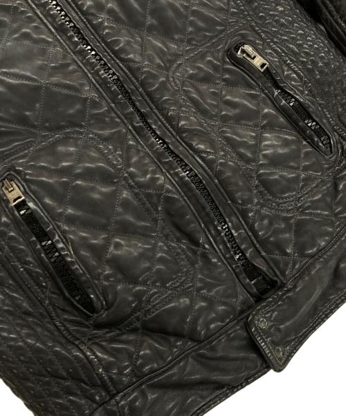 GIORGIO BRATO（ジョルジョブラッド）GIORGIO BRATO (ジョルジョブラッド) ラムレザージャケット グレー サイズ:46の古着・服飾アイテム