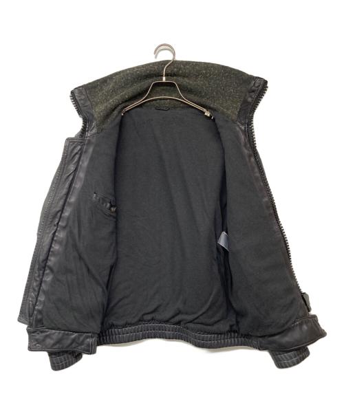 GIORGIO BRATO（ジョルジョブラッド）GIORGIO BRATO (ジョルジョブラッド) ラムレザージャケット グレー サイズ:46の古着・服飾アイテム