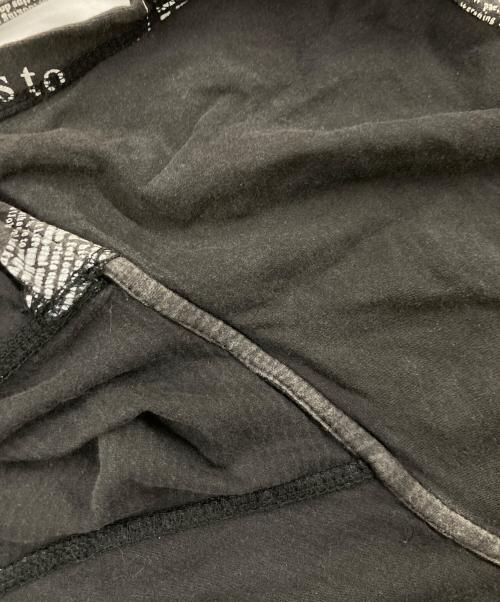 JOHN GALLIANO（ジョンガリアーノ）JOHN GALLIANO (ジョンガリアーノ) ニュースペーパー ジップフーディ ブラック サイズ:Mの古着・服飾アイテム