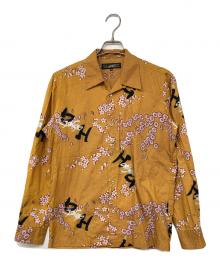 GAULTIER HOMME objet（ゴルチエオムオブジェ）の古着「柄シャツ」｜ブラウン