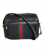 GUCCIグッチ）の古着「シェリーラインショルダーバッグ」｜ブラック