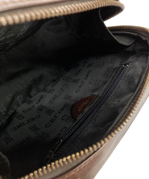 CELINE（セリーヌ）CELINE (セリーヌ) スタッズハンドバッグ ブラウンの古着・服飾アイテム