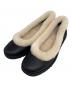 UGG（アグ）の古着「zara leather flats」｜ブラック