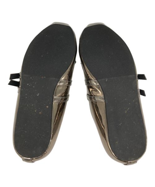 AKIKO AOKI（アキコ アオキ）AKIKO AOKI (アキコ アオキ) giselle flat mirror ブラック サイズ:23の古着・服飾アイテム