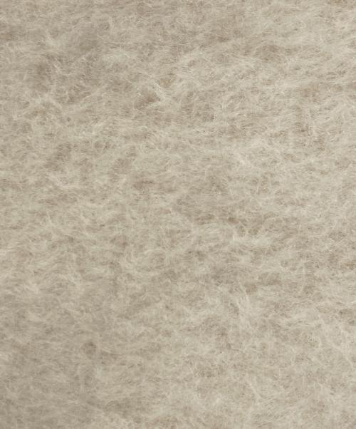 LOEWE（ロエベ）LOEWE (ロエベ) モヘヤウールレザーパッチロゴマフラー ホワイトの古着・服飾アイテム