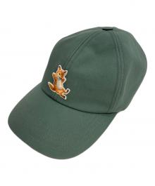 maison kitsune（メゾンキツネ）の古着「キャップ」｜グリーン