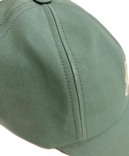 maison kitsune（メゾンキツネ）maison kitsune (メゾンキツネ) キャップ グリーン サイズ:記載なしの古着・服飾アイテム