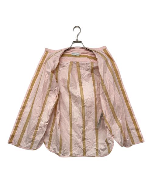 marimekko（マリメッコ）marimekko (マリメッコ) Rohkea Puhveli shirt / プゥヴェリ バンドカラーシャツ ピンク サイズ:36の古着・服飾アイテム