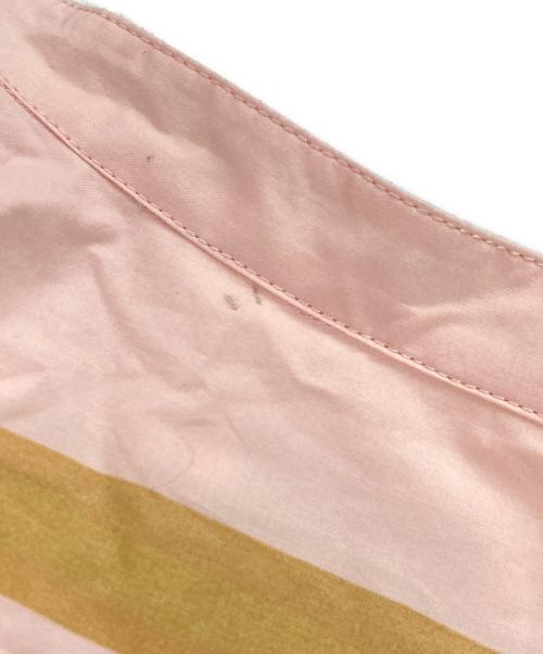 marimekko（マリメッコ）marimekko (マリメッコ) Rohkea Puhveli shirt / プゥヴェリ バンドカラーシャツ ピンク サイズ:36の古着・服飾アイテム