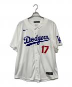 NIKEナイキ）の古着「ベースボールシャツ」｜ホワイト