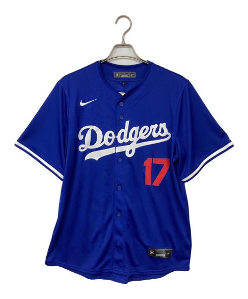 NIKE（ナイキ）NIKE (ナイキ) ベースボールシャツ ブルー サイズ:L 未使用品の古着・服飾アイテム