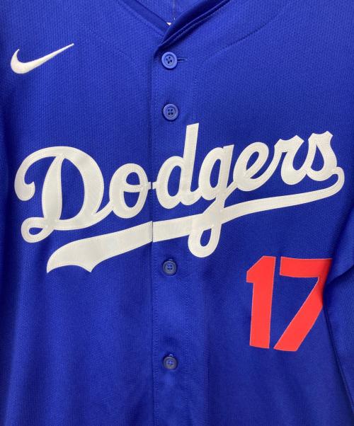 NIKE（ナイキ）NIKE (ナイキ) ベースボールシャツ ブルー サイズ:L 未使用品の古着・服飾アイテム