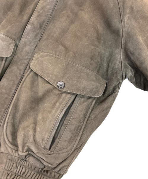 LOLDANTHONY（ロードアンソニー）LOLDANTHONY (ロードアンソニー) LOLDANTHONY　レザージャケット　切替　牛革 ブラウン サイズ:Lの古着・服飾アイテム