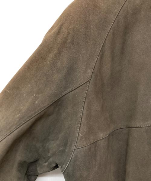 LOLDANTHONY（ロードアンソニー）LOLDANTHONY (ロードアンソニー) LOLDANTHONY　レザージャケット　切替　牛革 ブラウン サイズ:Lの古着・服飾アイテム