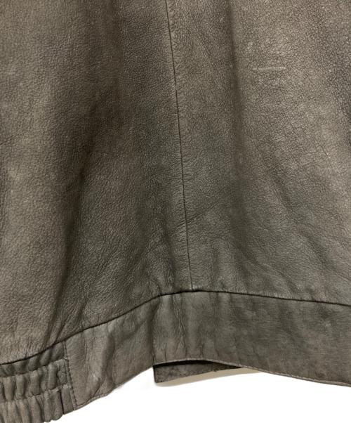 LOLDANTHONY（ロードアンソニー）LOLDANTHONY (ロードアンソニー) LOLDANTHONY　レザージャケット　切替　牛革 ブラウン サイズ:Lの古着・服飾アイテム