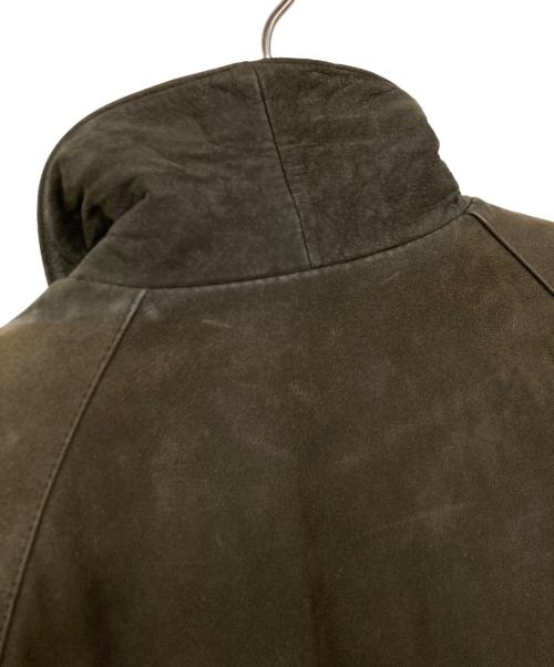 LOLDANTHONY（ロードアンソニー）LOLDANTHONY (ロードアンソニー) LOLDANTHONY　レザージャケット　切替　牛革 ブラウン サイズ:Lの古着・服飾アイテム