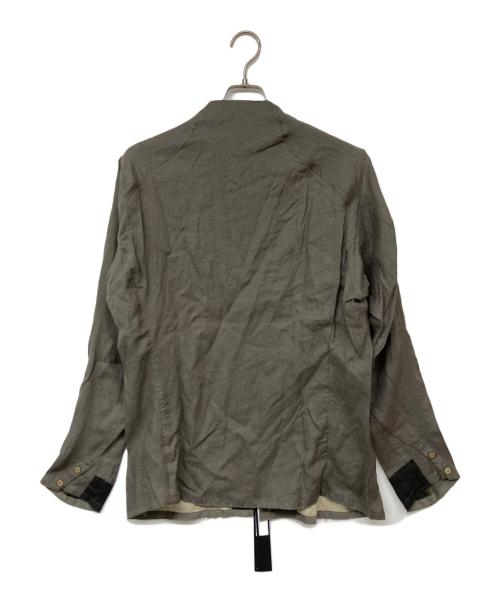 DEVOA（デヴォア）DEVOA (デヴォア) ヘンプシャツ グレー サイズ:3 未使用品の古着・服飾アイテム