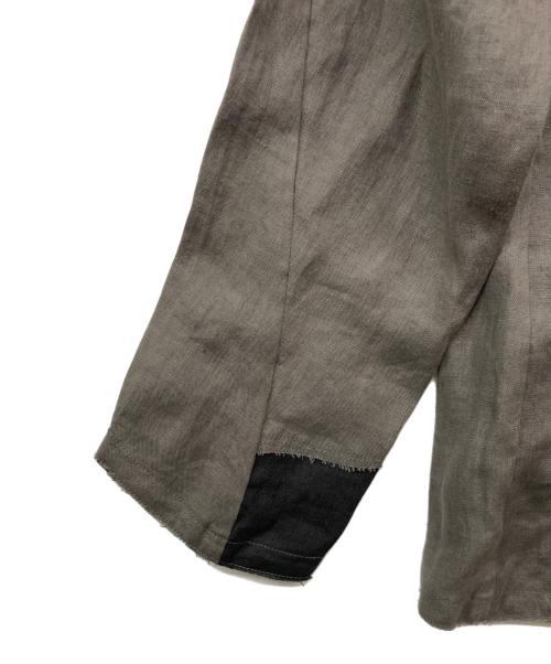 DEVOA（デヴォア）DEVOA (デヴォア) ヘンプシャツ グレー サイズ:3 未使用品の古着・服飾アイテム