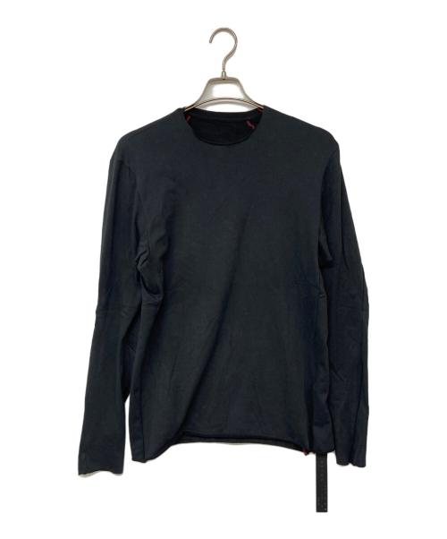 DEVOA（デヴォア）DEVOA (デヴォア) Long sleeve stretch jersey ブラック サイズ:3 未使用品の古着・服飾アイテム