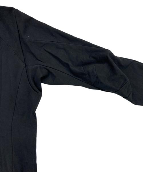 DEVOA（デヴォア）DEVOA (デヴォア) Long sleeve stretch jersey ブラック サイズ:3 未使用品の古着・服飾アイテム