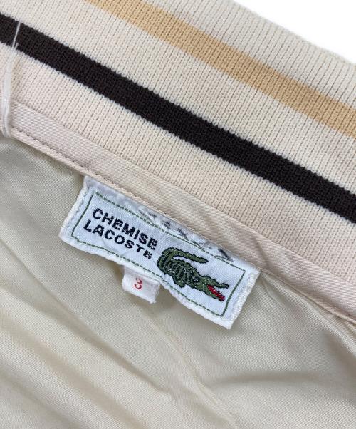 CHEMISE LACOSTE（シュミーズ ラコステ）CHEMISE LACOSTE (シュミーズ ラコステ) 70's ドリズラージャケット アイボリー サイズ:Lの古着・服飾アイテム